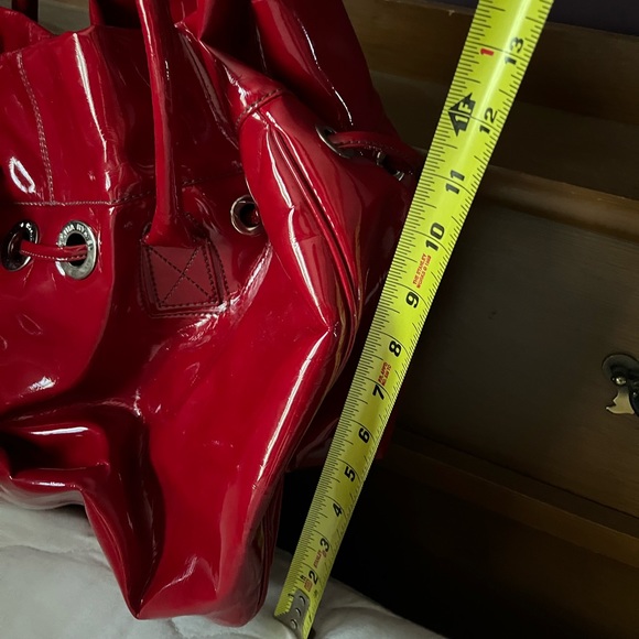 Sonia Rykiel large red patent leather bag
Pre owned - Picture 7 of 8